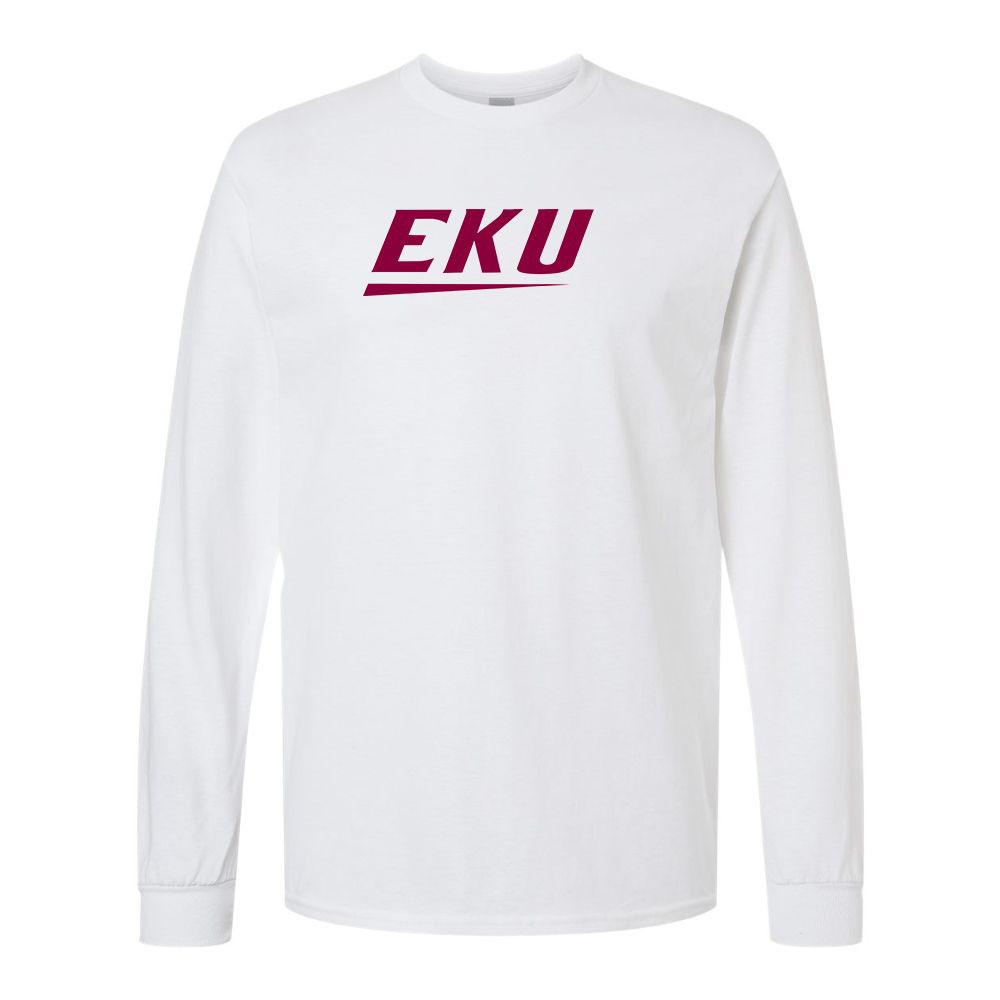 Men's Eastern Kentucky Colonels  Gildan Heavy Cotton Long Sleeve T-Shirt