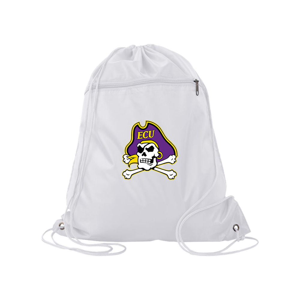 East Carolina Pirates  Q-Tees - Polyester Cinchpack