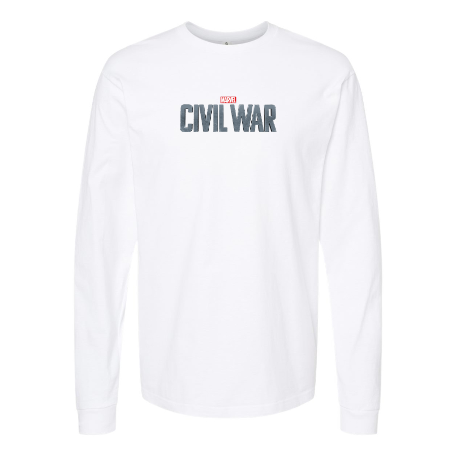 Youth Marvel Civil War   Logo Long sleeves
