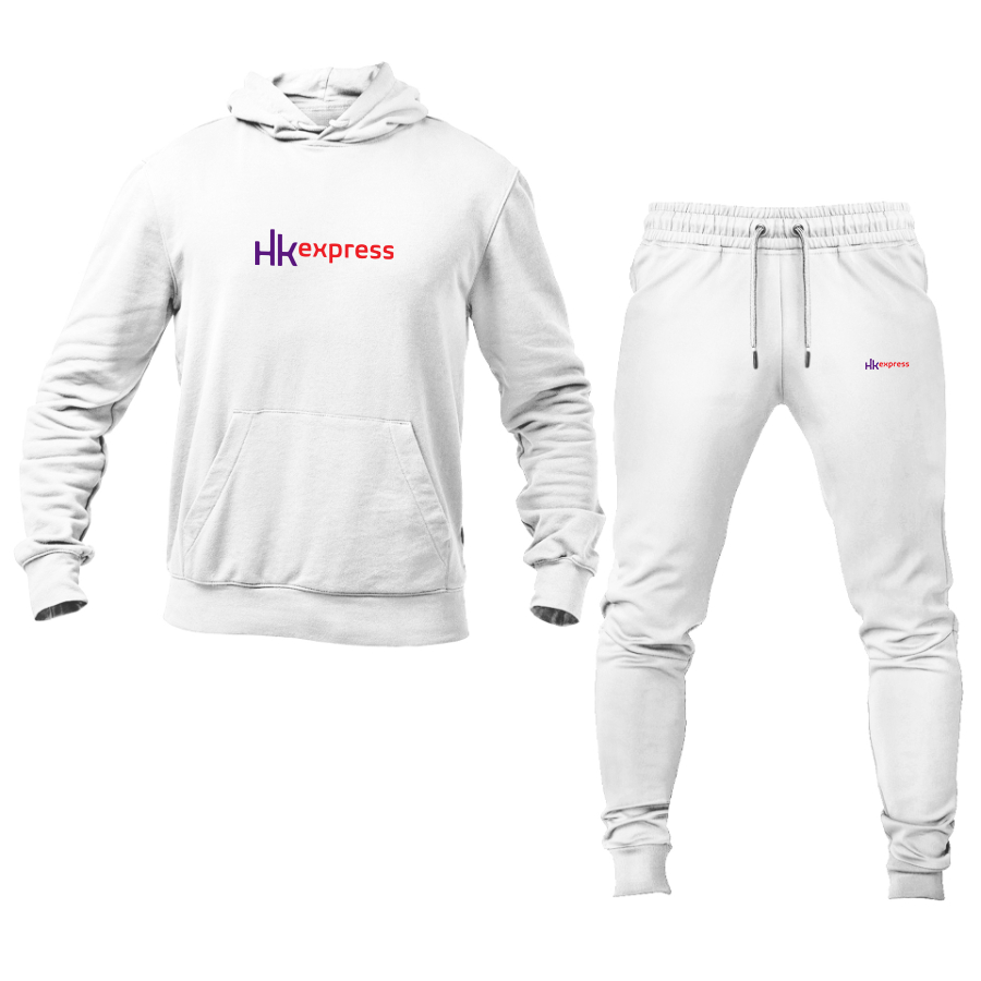 Men's HK Express Logo Hoodie Joggers Set