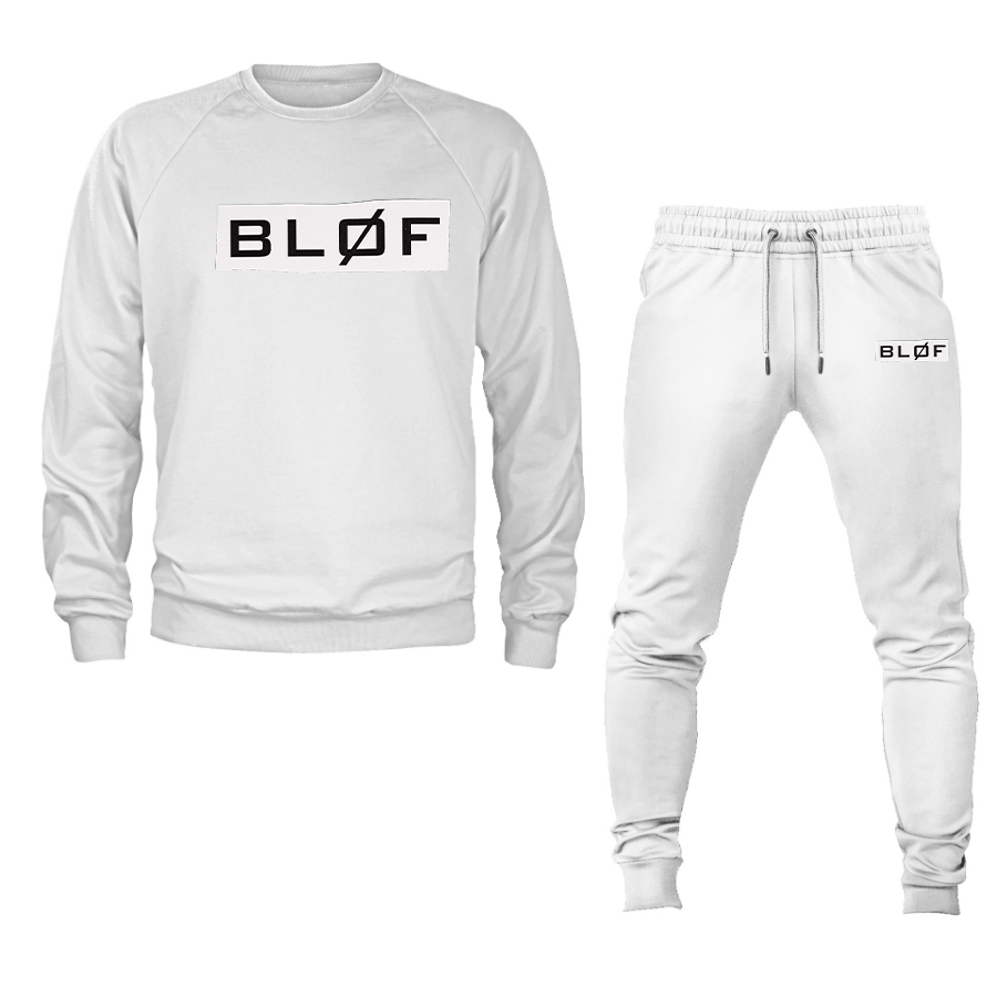 Men's  BLØF Crewneck Sweatshirt Joggers Suit