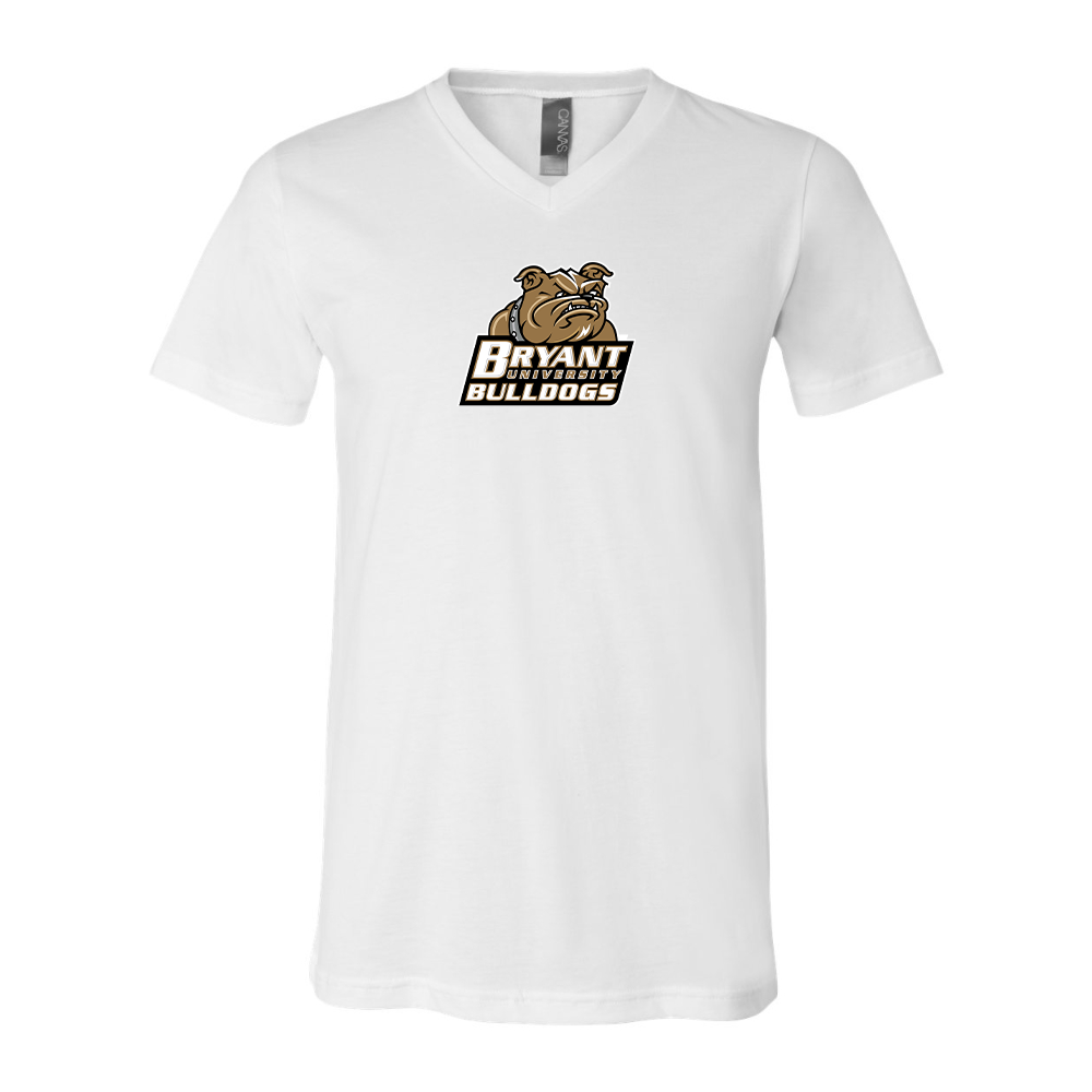 Bryant Bulldogs BELLA  CANVAS - Jersey V-Neck T-Shirt