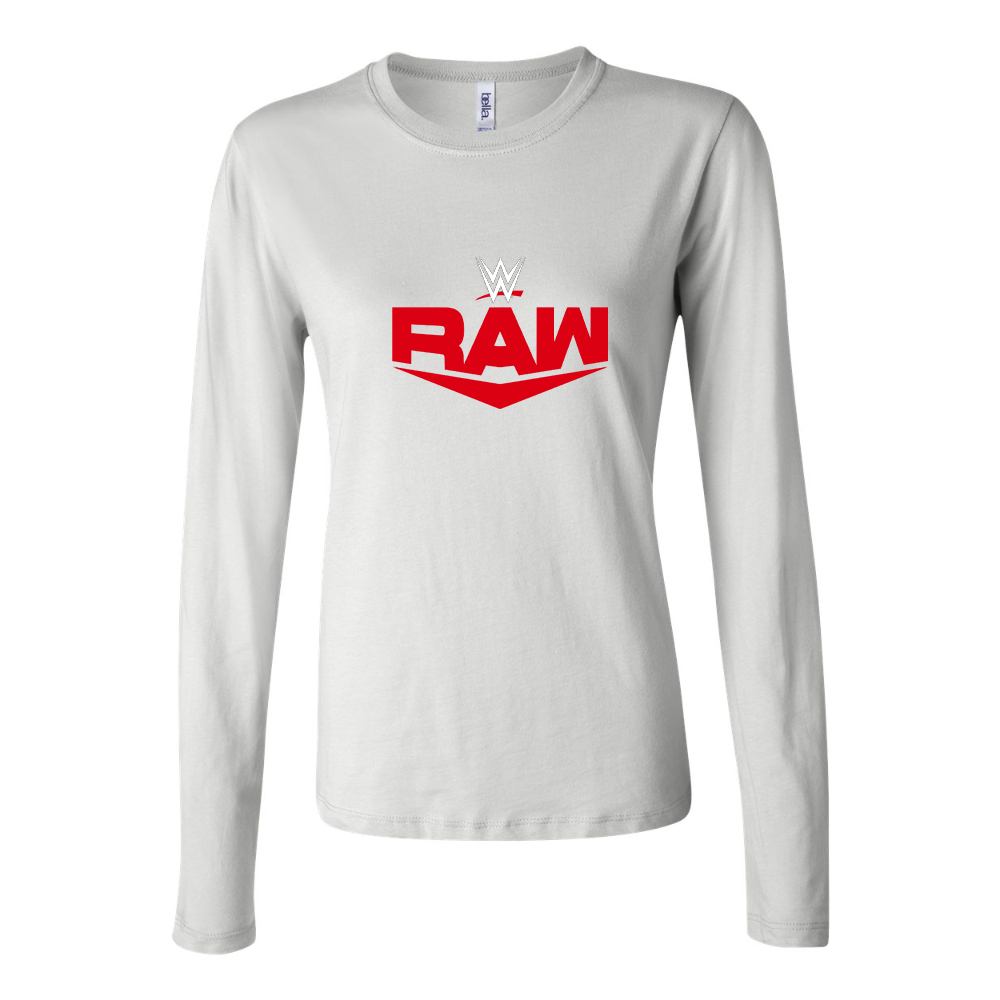 BELLA CANVAS WWE Raw Jersey Long Sleeve Tee