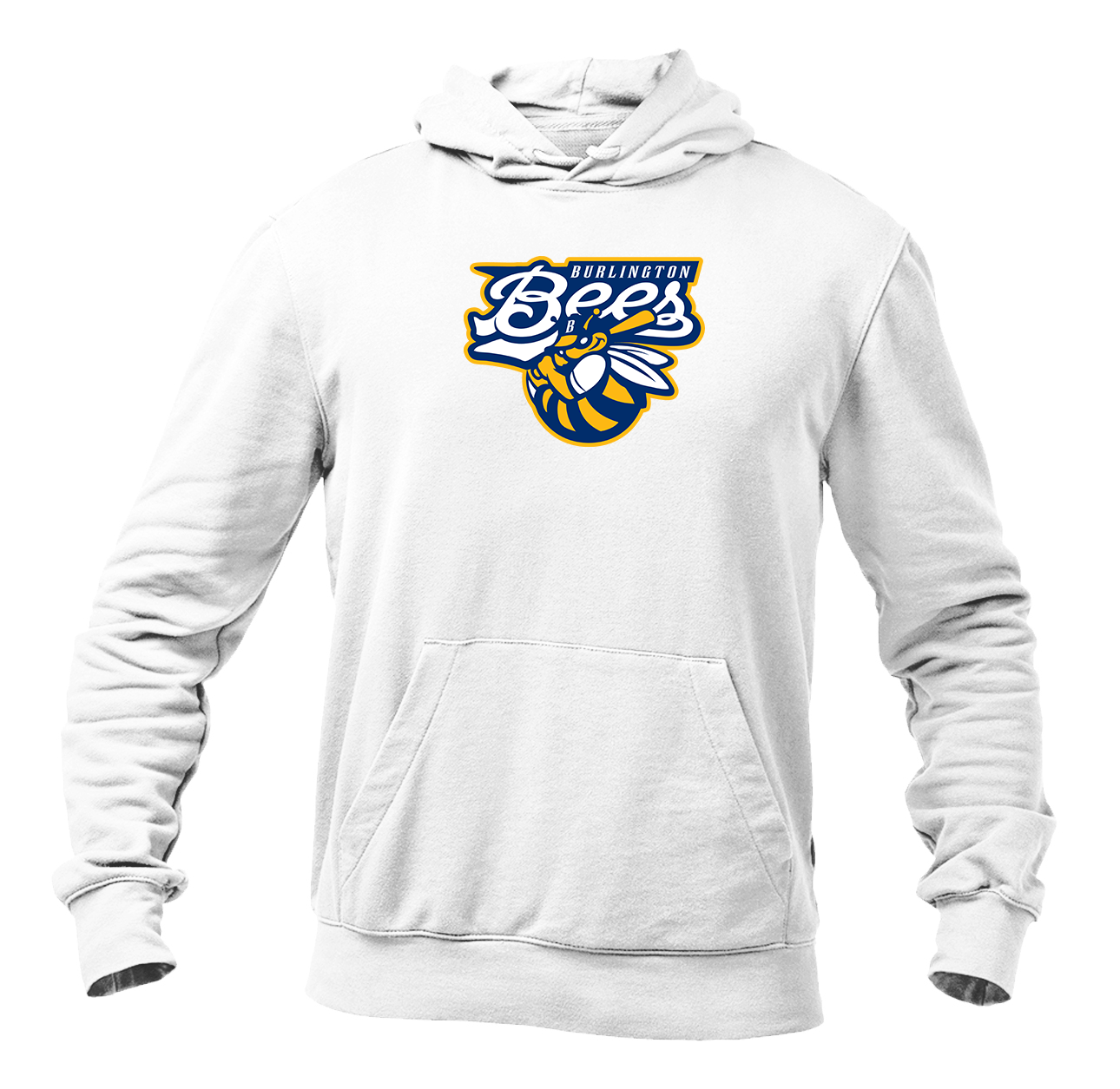 Men's Burlington Bees  Logo Pullover Hoodie