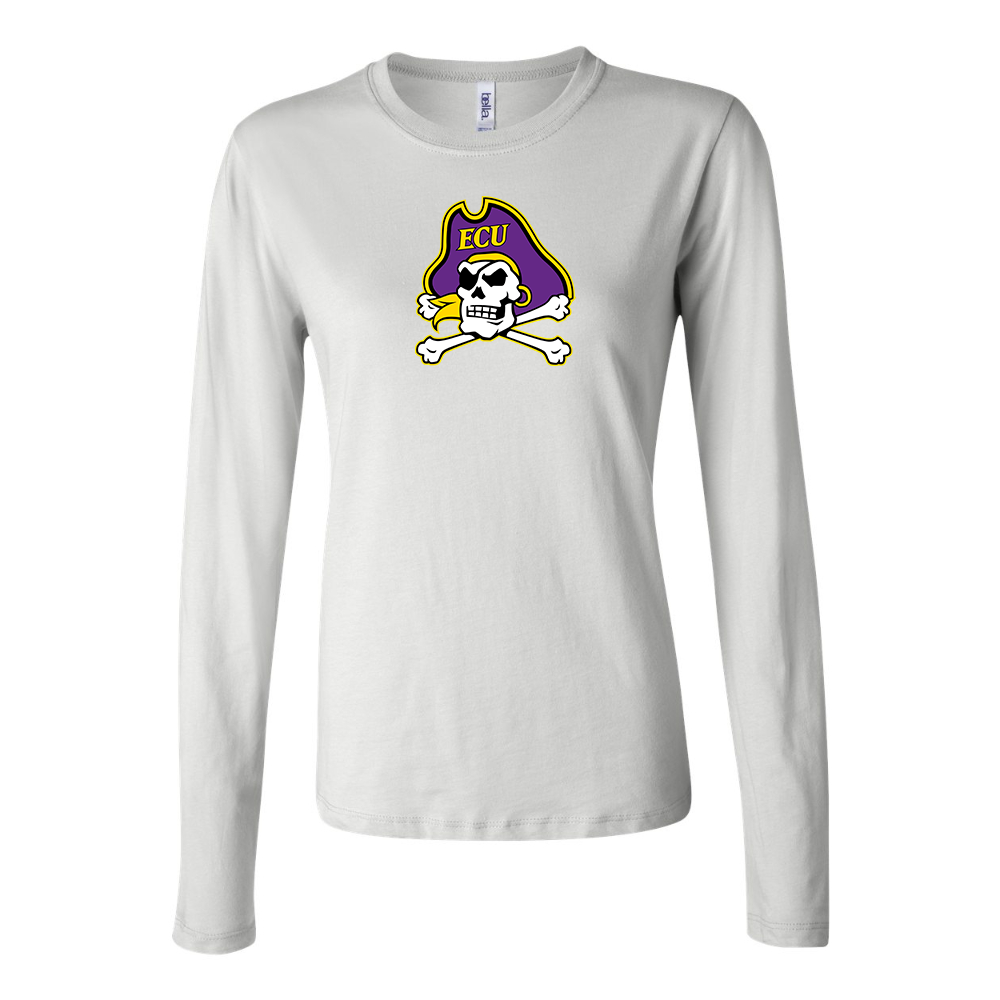 BELLA CANVAS  East Carolina Pirates Jersey Long Sleeve Tee