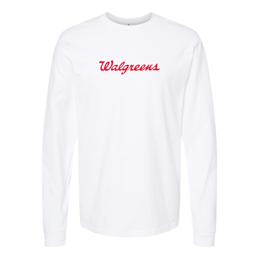 Men's Walgreens Logo Cotton Long Sleeve T-Shirt