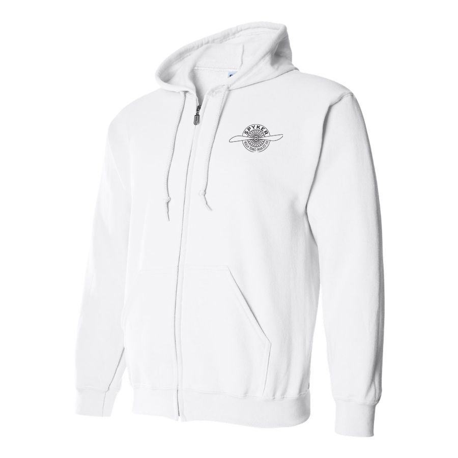 Men's Spyker Logo Zipper Hoodie