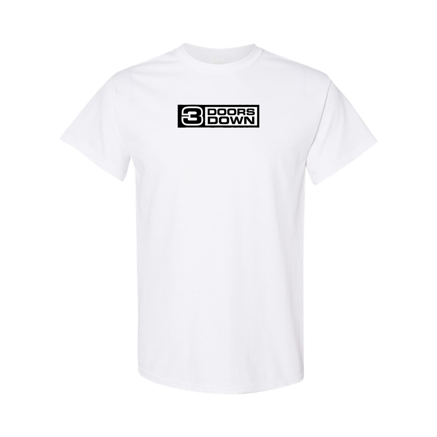 Men's 3 Doors Down Logo  Cotton T-Shirt