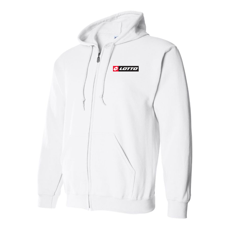 Men's Lotto Logo Zipper Hoodie