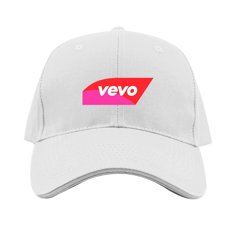 Vevo Thumbnail Banner Logo  Dad Baseball Cap Hat