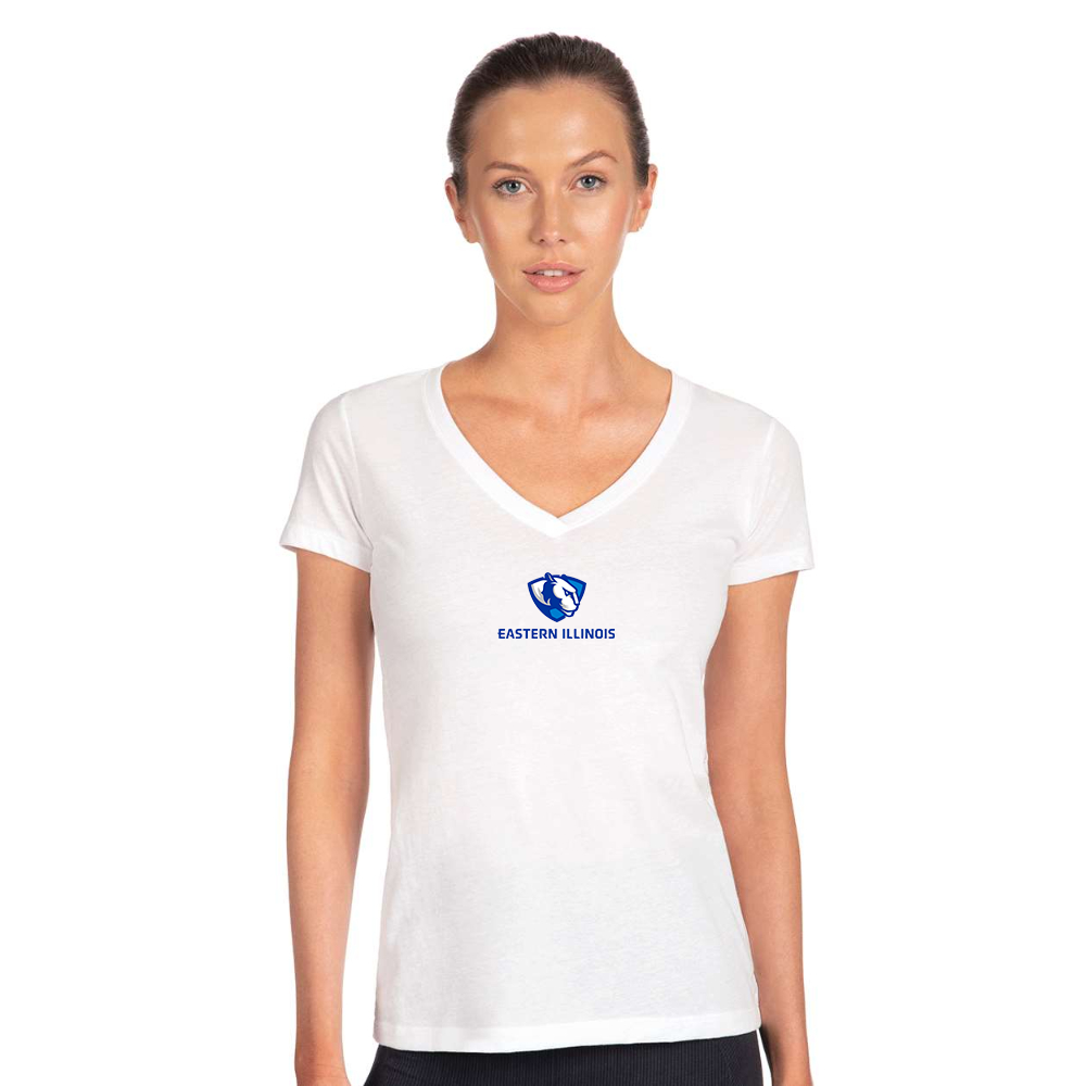 Women's Eastern Illinois Panthers  Next Level V-Neck T-Shirt