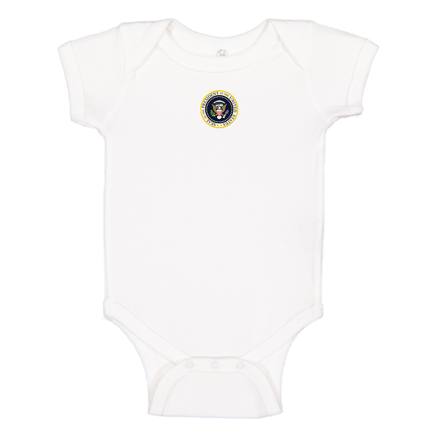 USA President Seal Logo Baby Onesie Romper