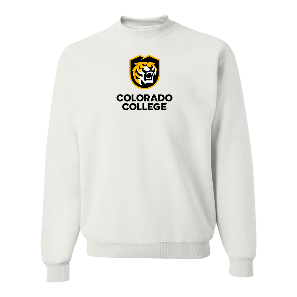 Men's  Colorado College Tigers JERZEES NuBlend Crewneck Sweatshirt