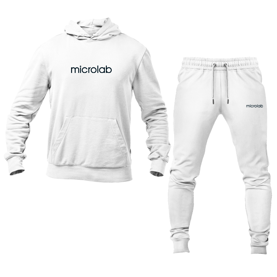 Men's Microlab Logo Hoodie Joggers Set