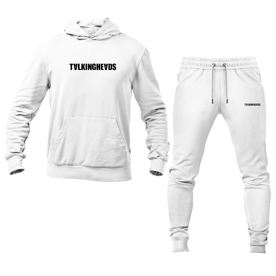Men's Talking Heads Logo Hoodie Joggers Set