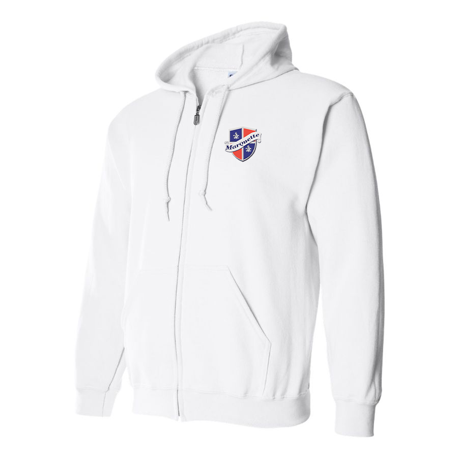 Men's Marquette Logo Zipper Hoodie