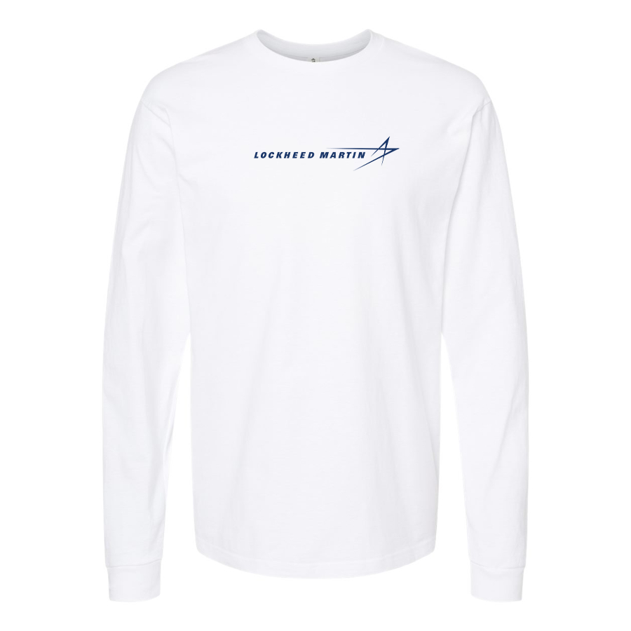 Men's  Lockheed Martin  Logo Cotton Long Sleeve T-Shirt