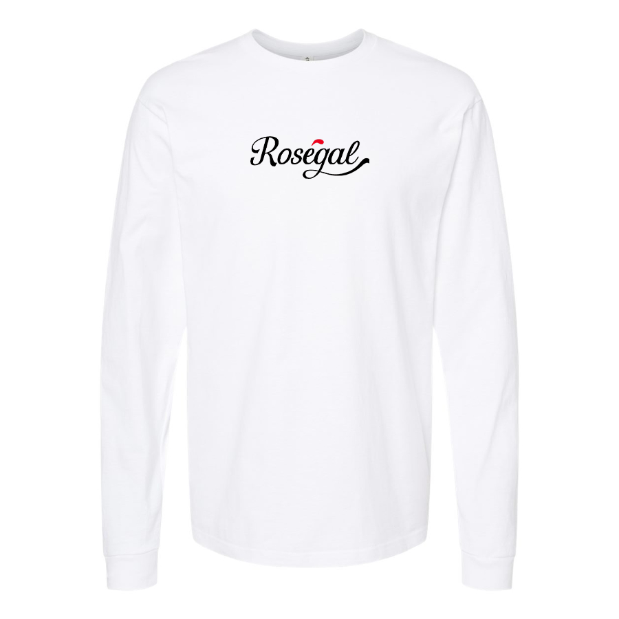 Men's Rosegal Logo Cotton Long Sleeve T-Shirt