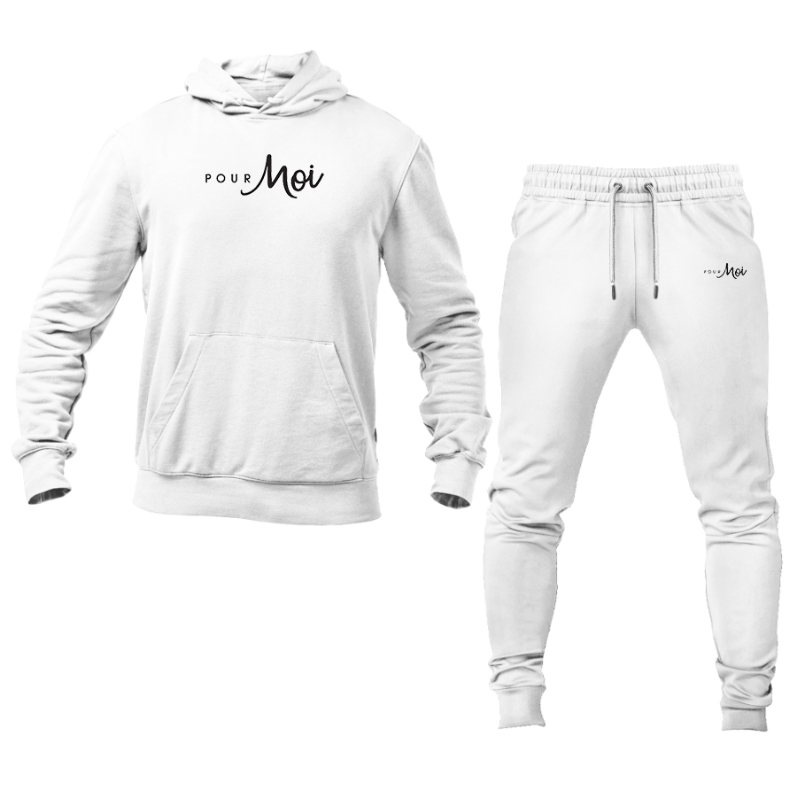 Men's Pour Moi Logo Hoodie Joggers Set