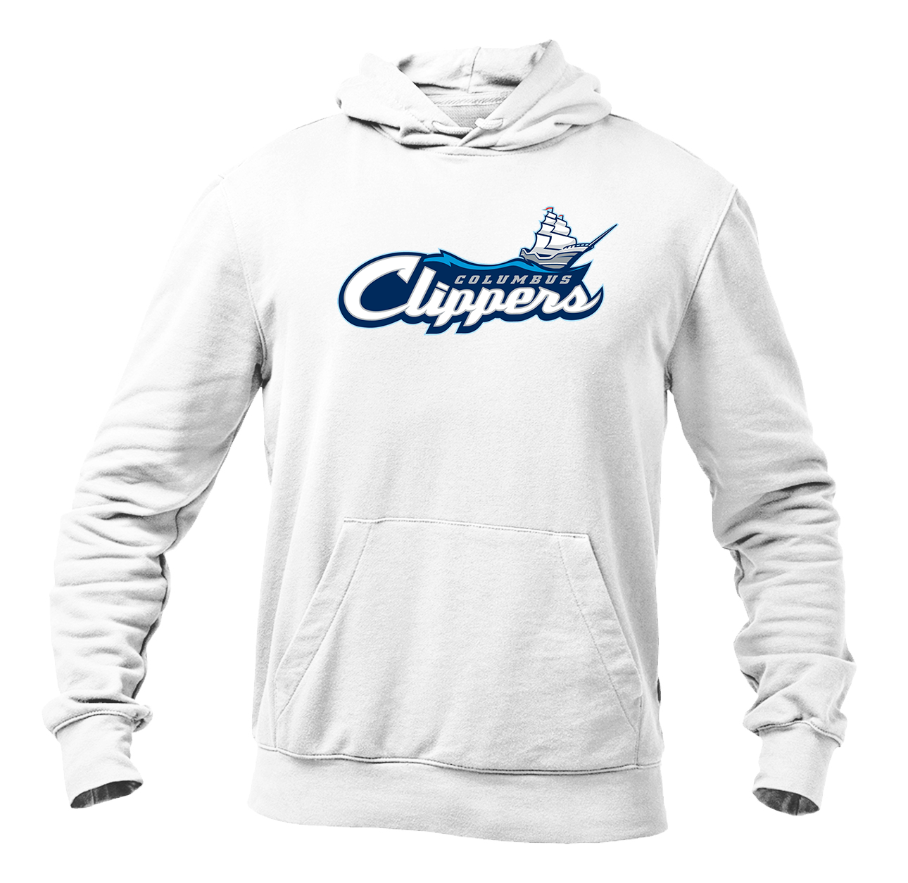Men's Columbus Clippers Logo Pullover Hoodie