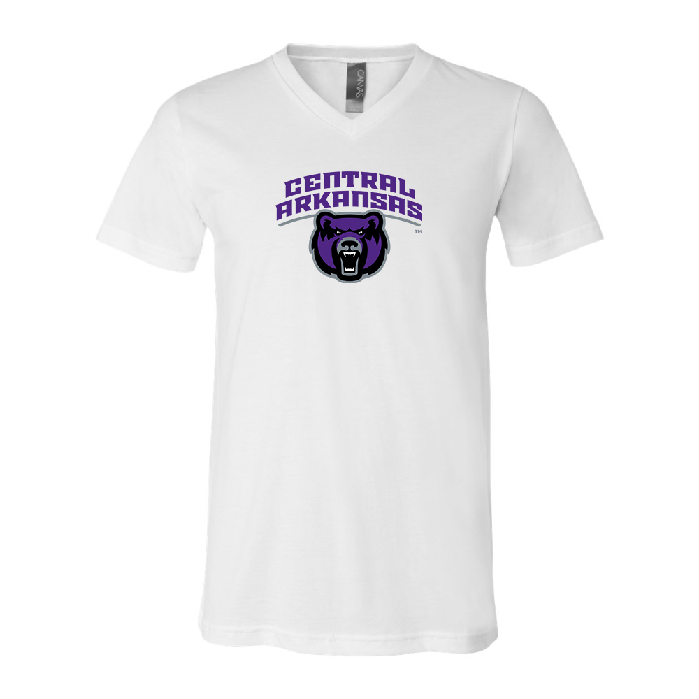 Central Arkansas Bears  BELLA  CANVAS - Jersey V-Neck T-Shirt