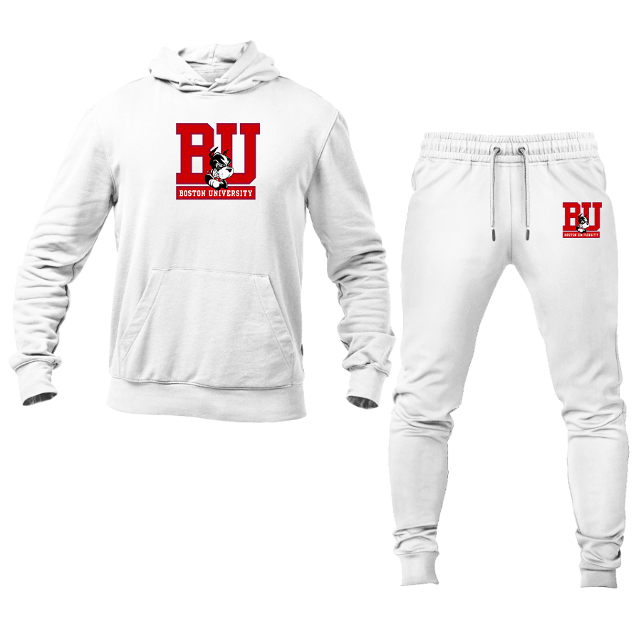 Men's Boston University Terriers Hoodie Joggers Set