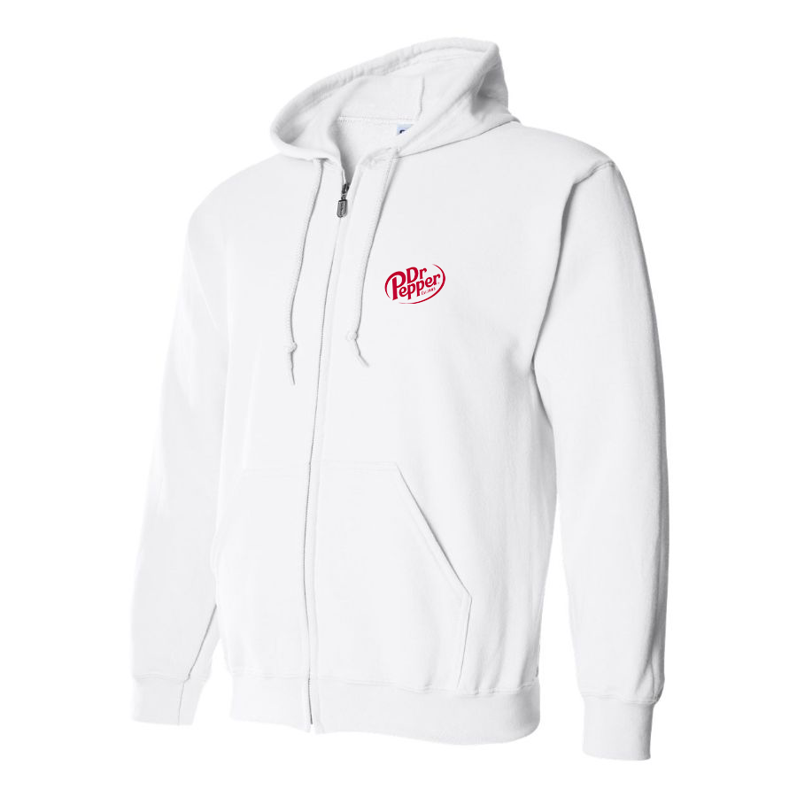 Men's Dr Pepper Logo Zipper Hoodie