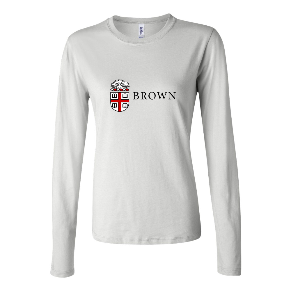 BELLA CANVAS Brown University Jersey Long Sleeve Tee