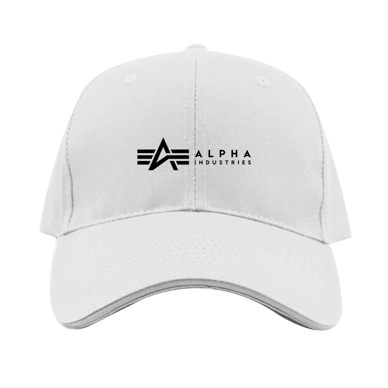 Alpha Industries Logo  Dad Baseball Cap Hat