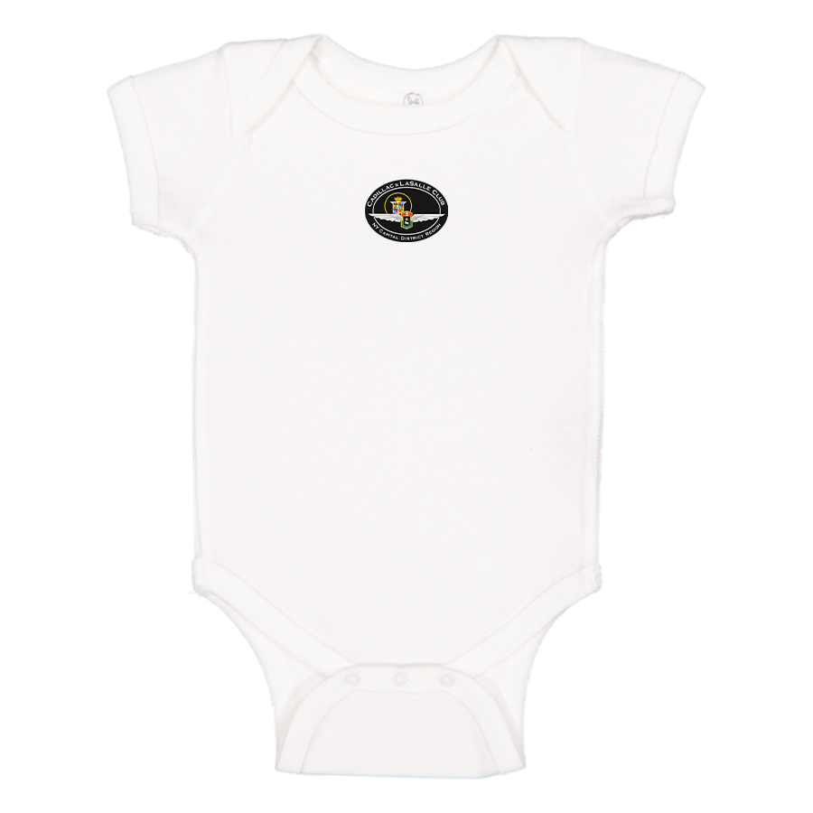 Cadillac and Lasalle Club Logo Baby Onesie Romper