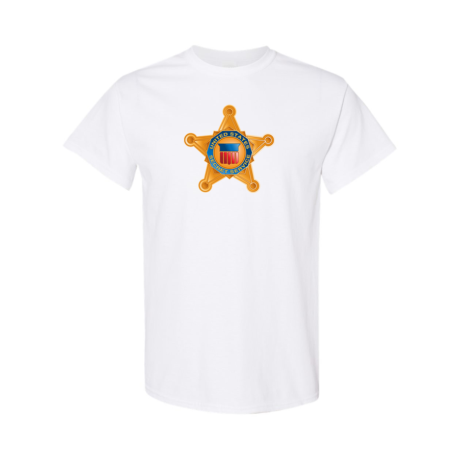 Men's Secret Service Star Logo Cotton T-Shirt