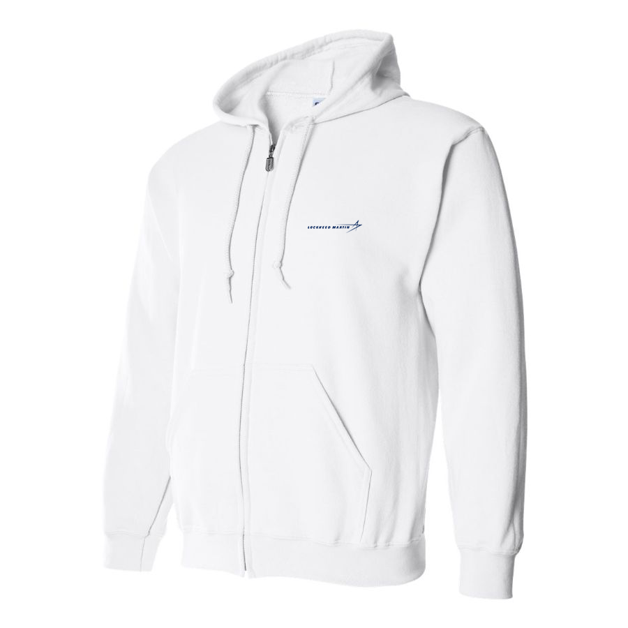 Men's Lockheed Martin Logo Zipper Hoodie