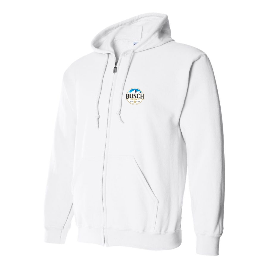 Men's Busch Logo Zipper Hoodie