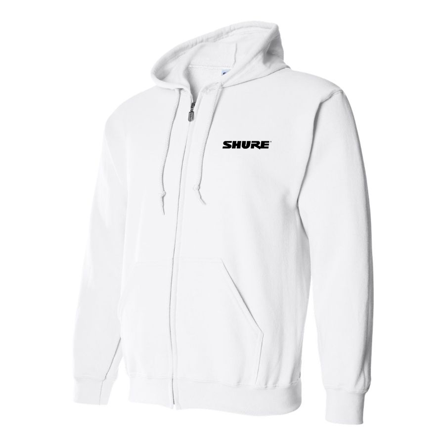 Men's Shure Logo Zipper Hoodie