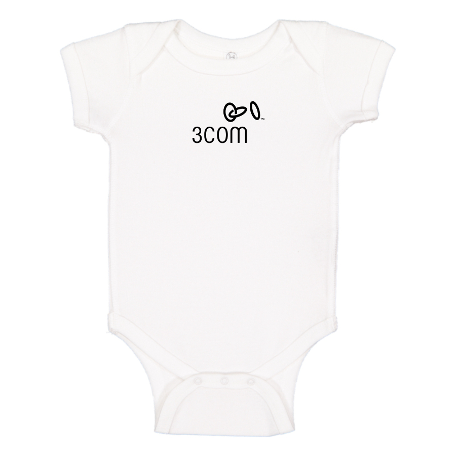 3Com Logo Baby Onesie Romper