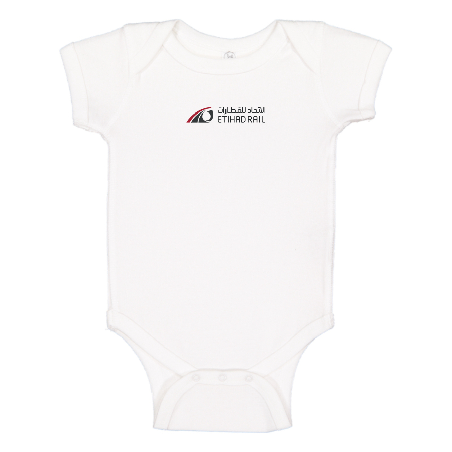 Etihad Rail  Logo Baby Onesie Romper