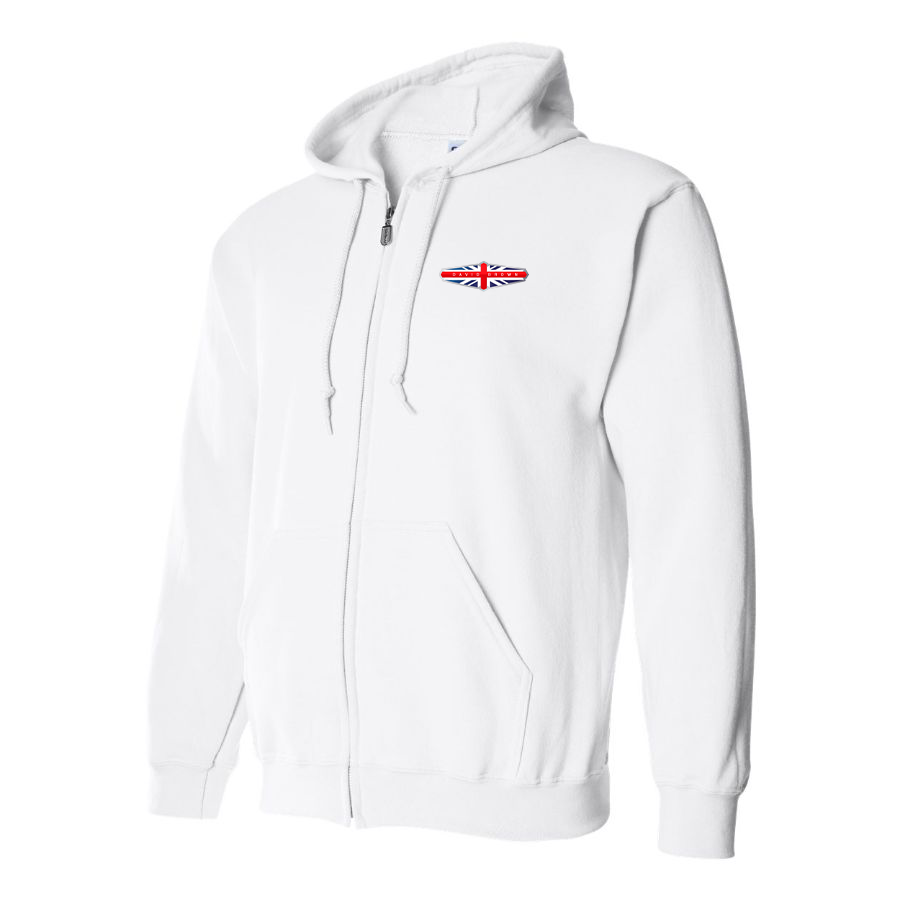 Men's David Brown Logo Zipper Hoodie