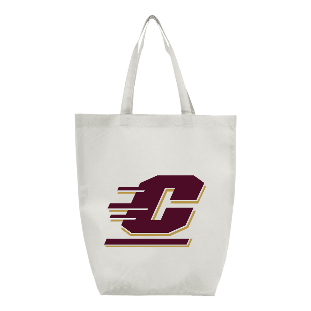 Central Michigan Chippewas  Q-Tees Non-Woven Gusset Bottom Tote