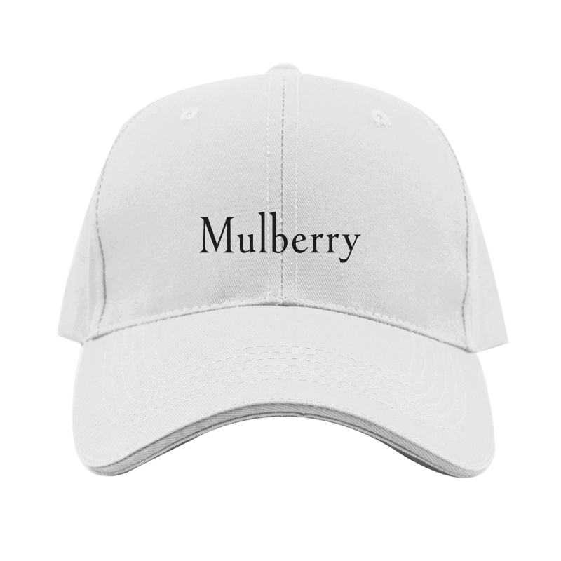 Mulberry  Logo  Dad Baseball Cap Hat