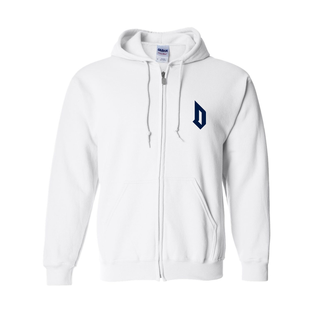 Men's  Duquesne Dukes  Gildan  Heavy Blend Full Zip Hooded Sweatshirt