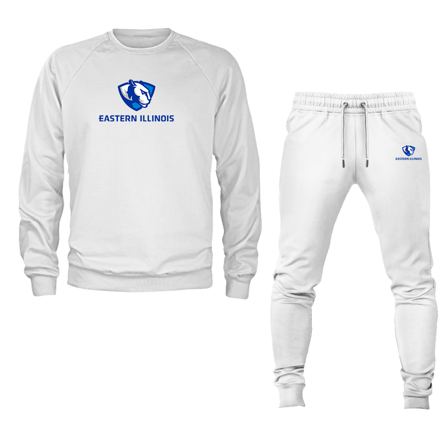 Men's Eastern Illinois Panthers Crewneck Sweatshirt Joggers Suit