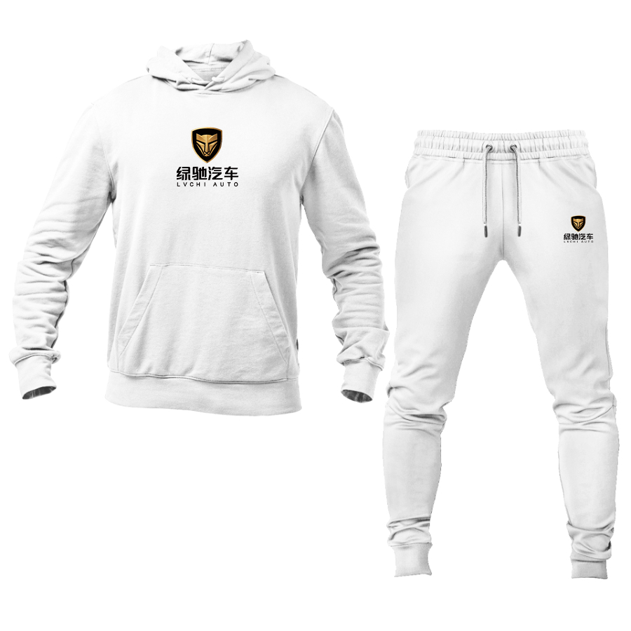 Men's Lvchi Logo Hoodie Joggers Set