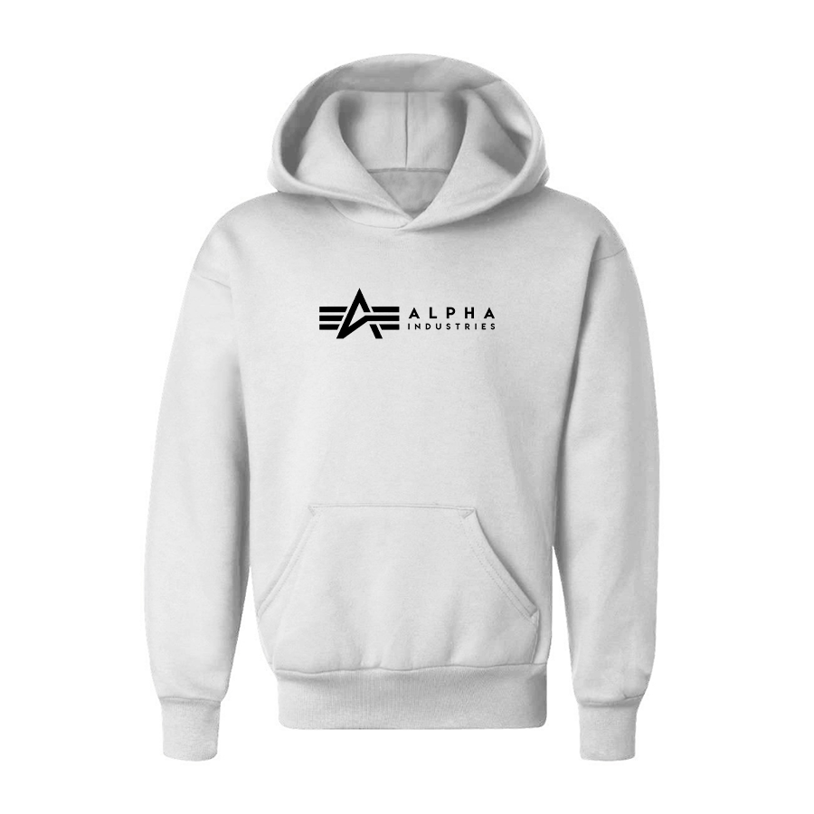 Youth Alpha Industries Logo Pullover Hoodie
