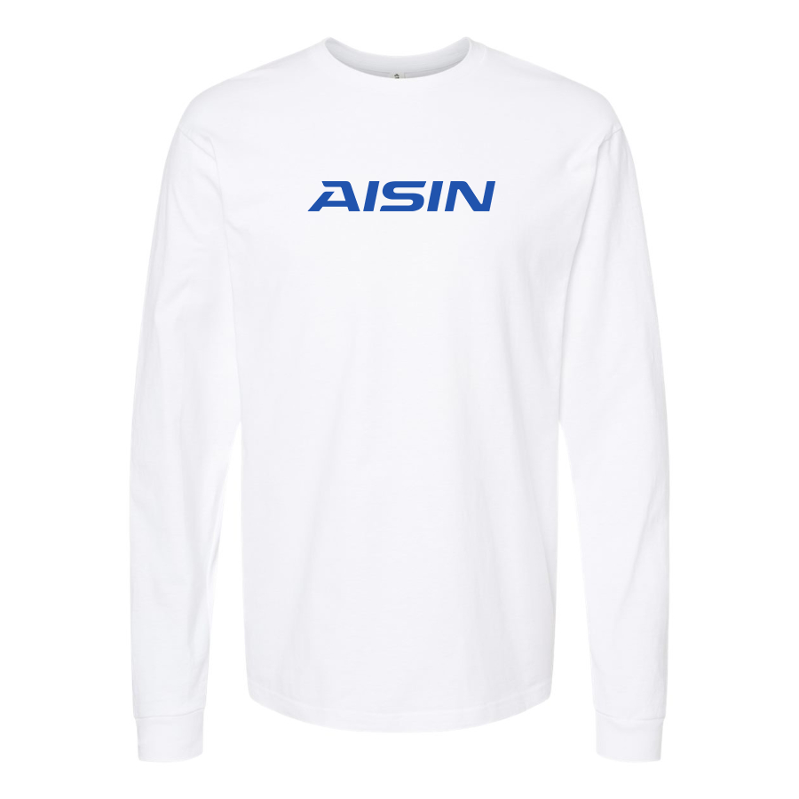 Men's Aisin Logo Cotton Long Sleeve T-Shirt