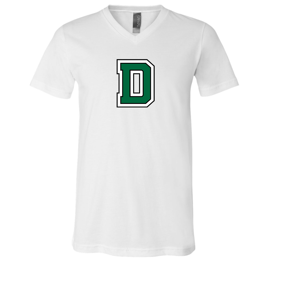 Dartmouth Big Green BELLA  CANVAS - Jersey V-Neck T-Shirt