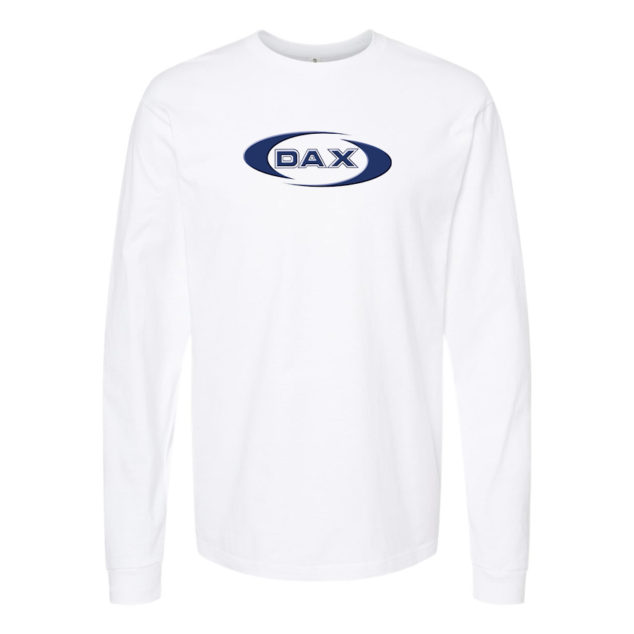 Men's Dax Cars Logo Cotton Long Sleeve T-Shirt