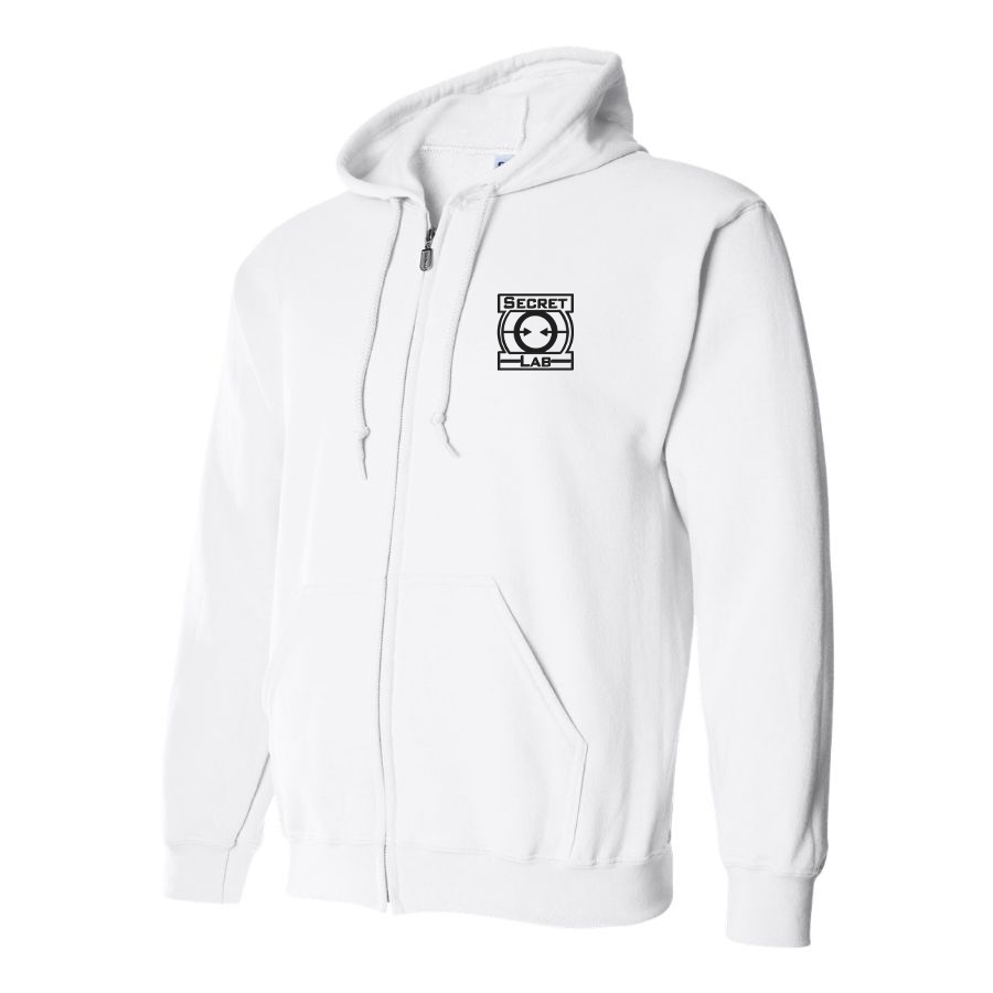 Men's Secret Lab Symbol Logo Zipper Hoodie