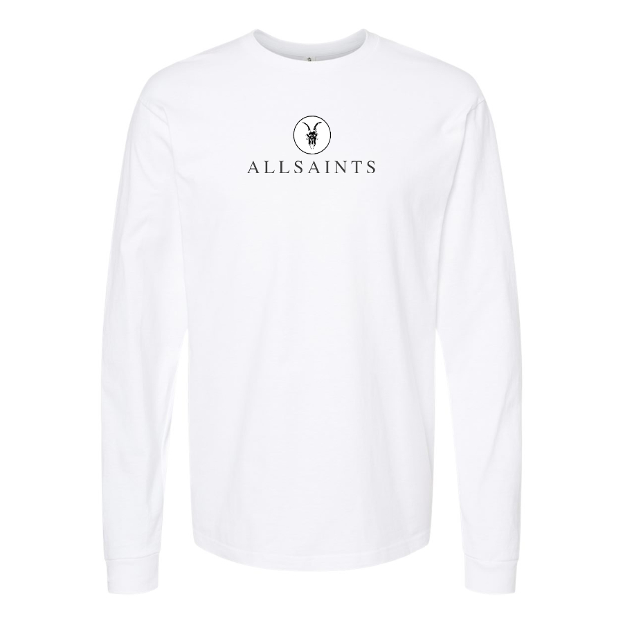 Men's AllSaints Logo Cotton Long Sleeve T-Shirt
