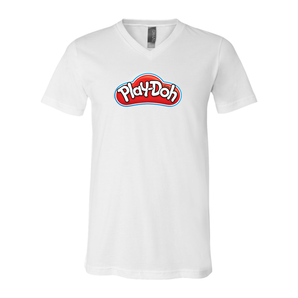 Play Doh BELLA  CANVAS - Jersey V-Neck T-Shirt