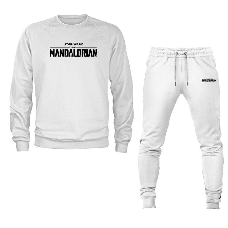 Men's Star Wars The Mandalorian Crewneck Sweatshirt Joggers Suit